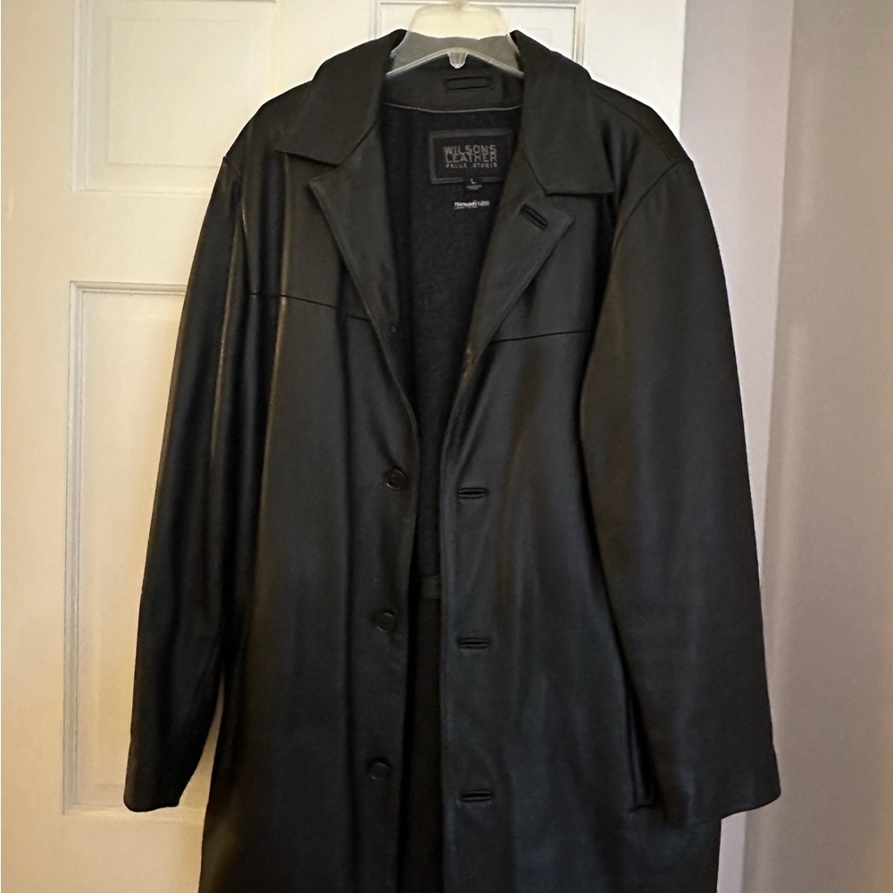 Wilsons Leather Black Jacket